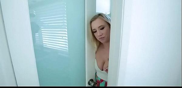  Hot blonde stepsister rides her stepbro - Bailey Brooke